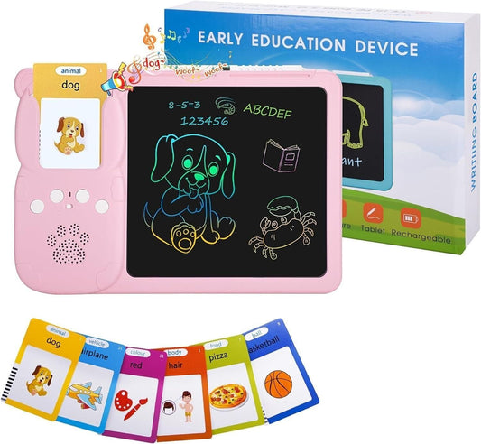 Talking Flash card With LCD Writing Tablet for Kids (224 Sight Words)