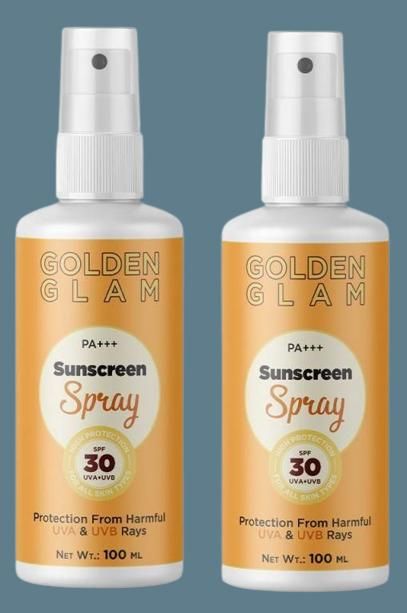 Golden Glam Sunscreen Matte Finish (Pack of 2)