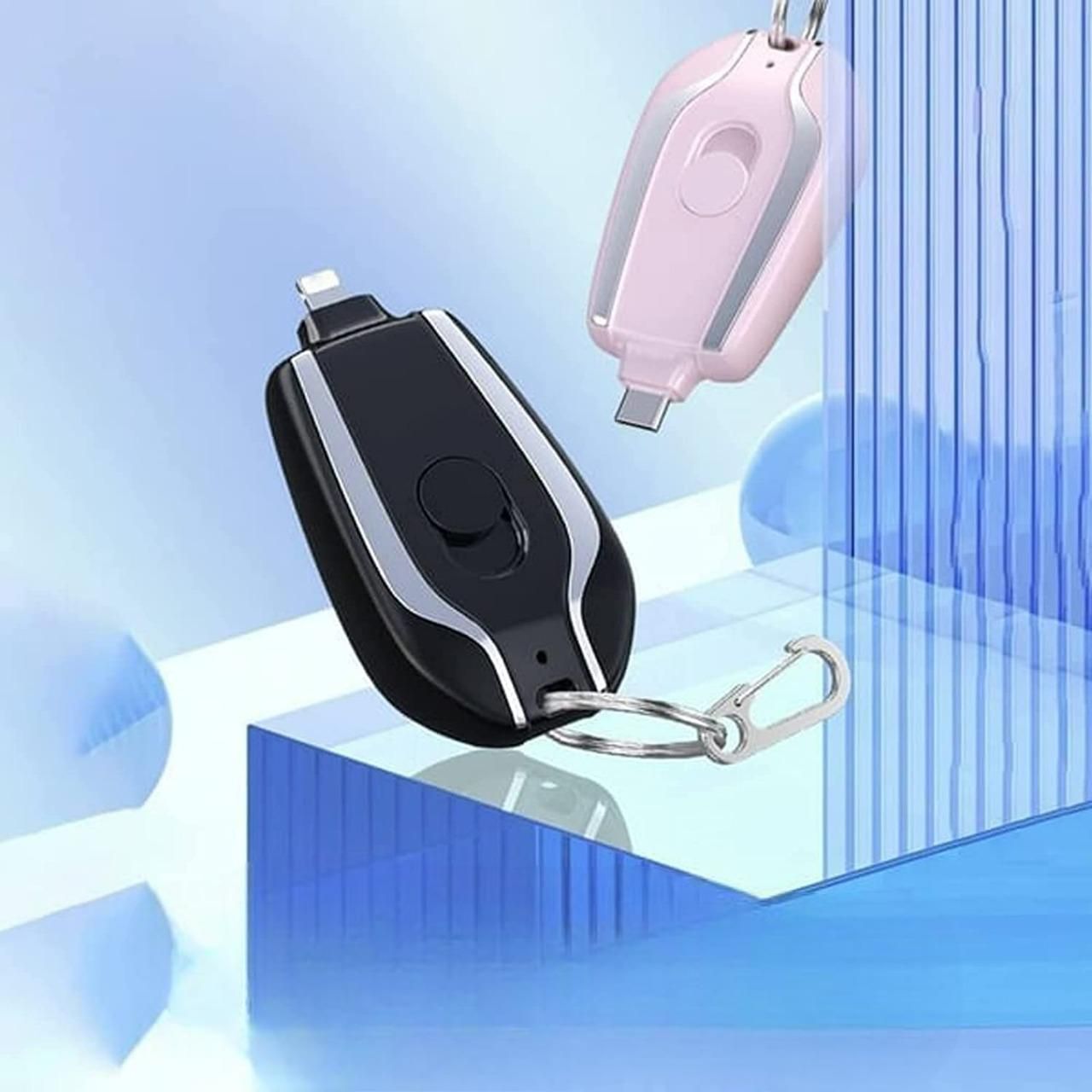 Portable Emergency Key Chain Power Bank Type C