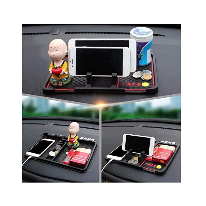 Multifunction Phone GPS Holder Anti-Slip Silicone Pad and for Car Dashboard